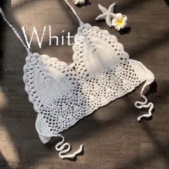 Knitted Lace Bralette - Picture 3 of 3